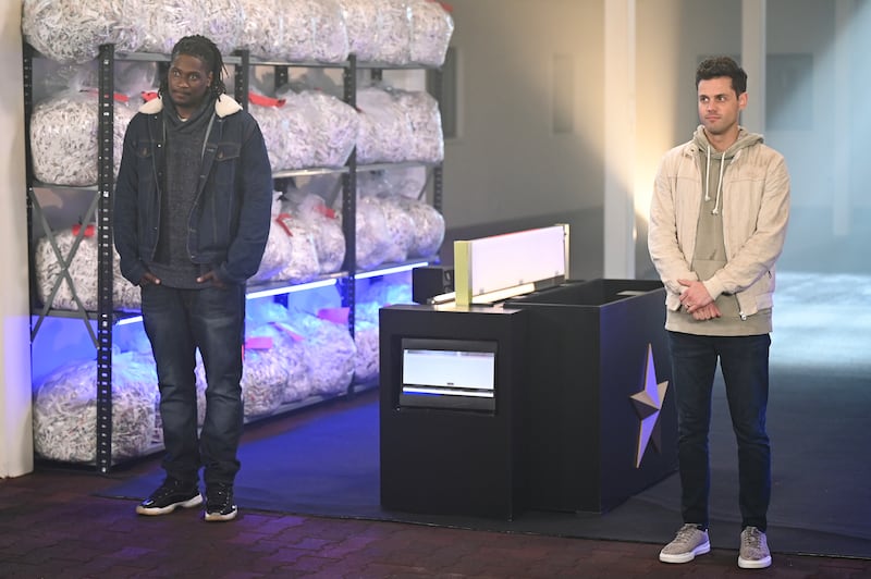 Gabriel, left, and Chris on “Claim to Fame.”