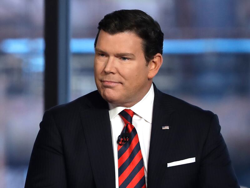 Bret Baier appears during a Fox News town-hall style event in Bethlehem, Pa., on April 15, 2019.
