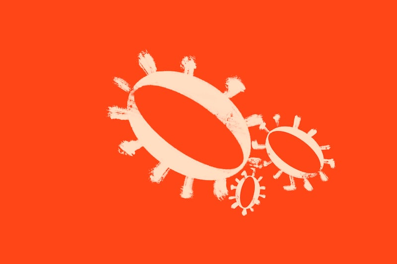 An image depicting the omicron variant.