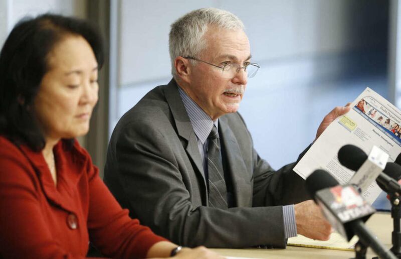 Dr. Joseph Miner, former Executive Director of Utah County Health Department and Dr. Allyn Nakashima, State Epidemiologist for Utah Department of Health. The Utah Senate unanimously confirmed Miner as the new executive director of the state Health Departm