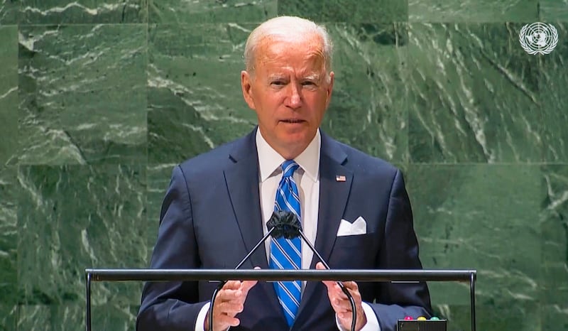 President Biden speaks at the UN General Assembly in New York