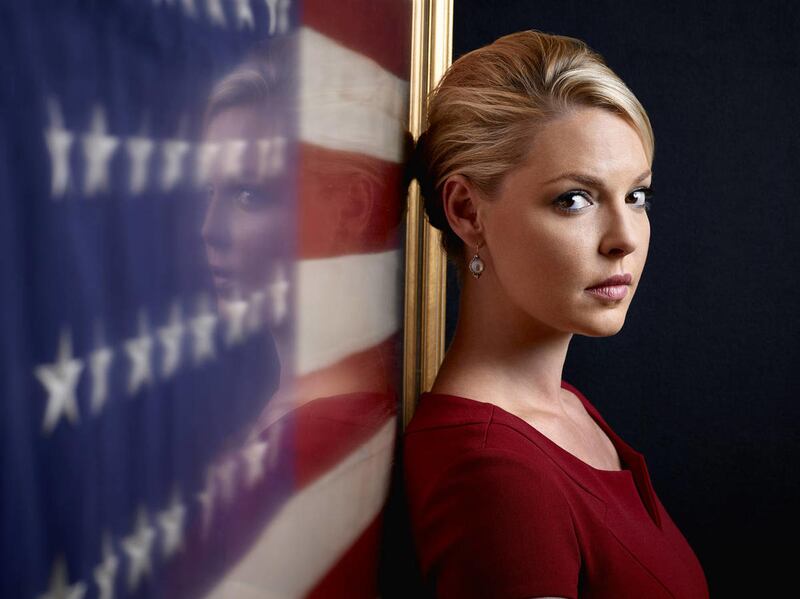 Katherine Heigl as Charleston Tucker in NBC’s “State of Affairs.”