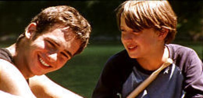 Scott Mechlowicz, left, and Rory Culkin star in "Mean Creek."