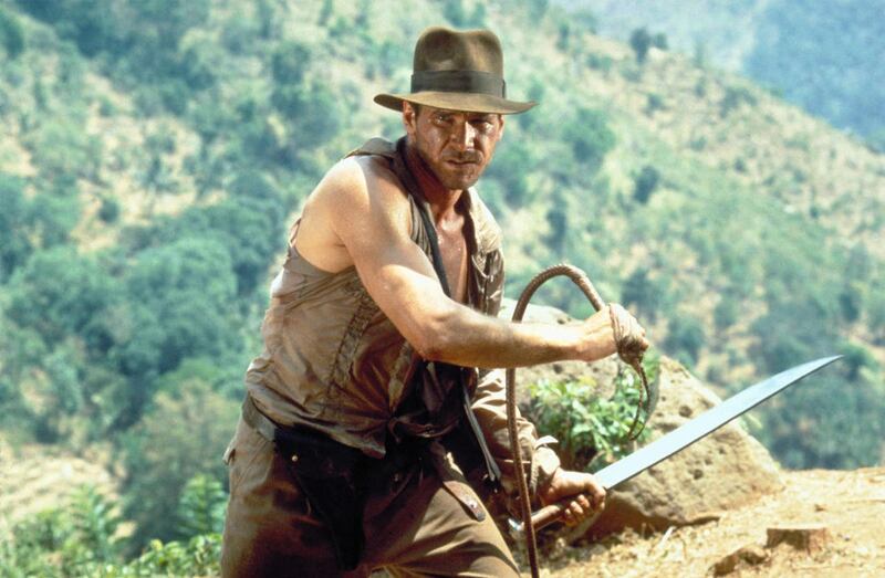 Harrison Ford in “Indiana Jones and the Temple of Doom.”