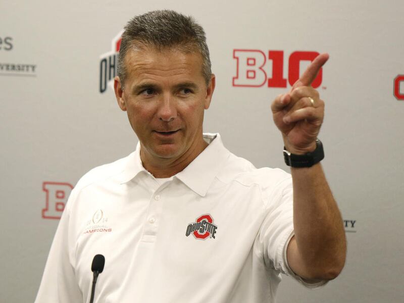 The Urban Meyer-led Buckeyes won the first College Football Playoff championship last season and are trying to become the 12th team to win consecutive AP titles since the poll began in 1936.
