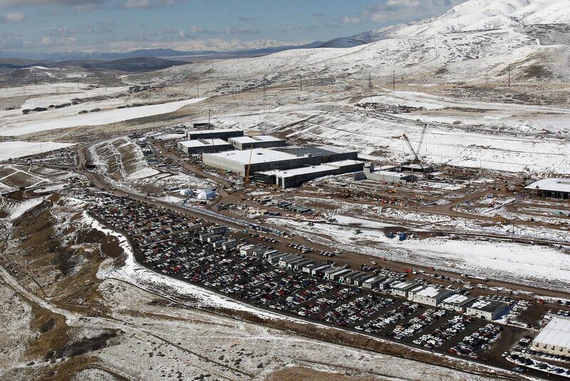 Electrical failures occurred during testing at the National Security Agency's massive data storage center in Bluffdale, an NSA spokeswoman confirmed Monday.