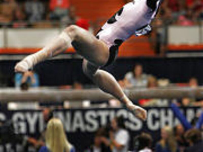 Utah gymnast Gritt Hofmann is "on a mission," says Utes coach Greg Marsden.