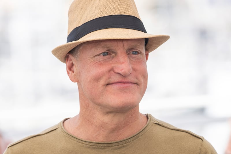 Woody Harrelson poses for photographers at the photo call for the film “Triangle of Sadness” at the 75th Cannes Film Festival.