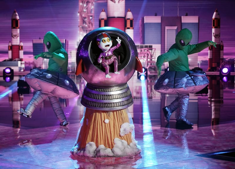 Baby Alien in the “The Group B Play Offs - Cloudy with a Chance of Clues” episode of THE MASKED SINGER airing Wednesday, Oct. 14