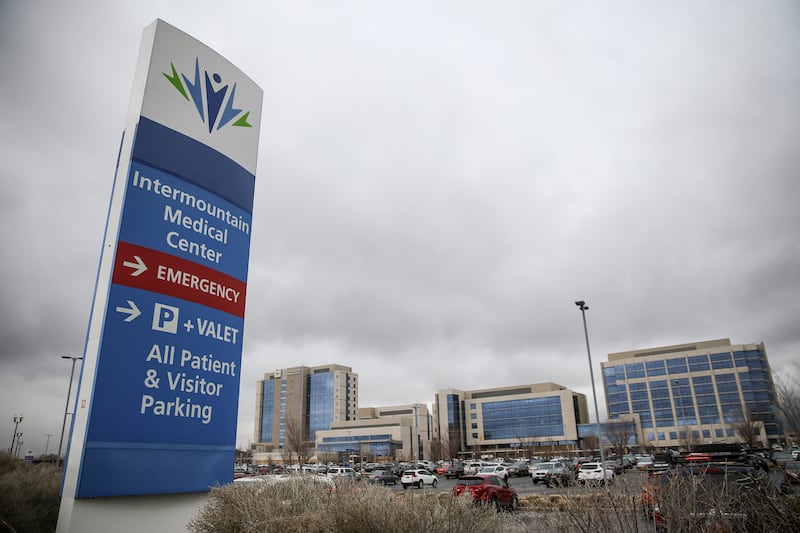 Intermountain Medical Center in Murray is pictured on Thursday, March 15, 2018.