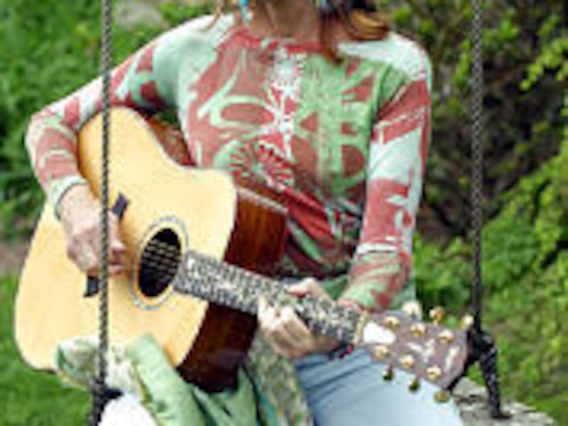Singer-songwriter Carly Simon on her Martha's Vineyard farm.