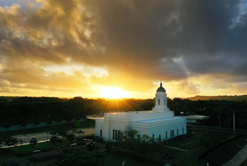The Yigo Guam Temple.