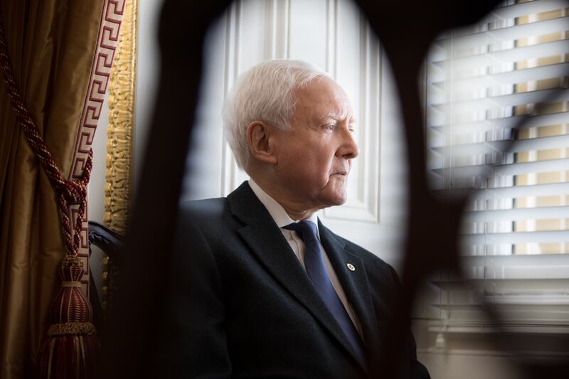 Sen. Orrin Hatch, R-Utah, is pictured on Capitol Hill in Washington, D.C.
