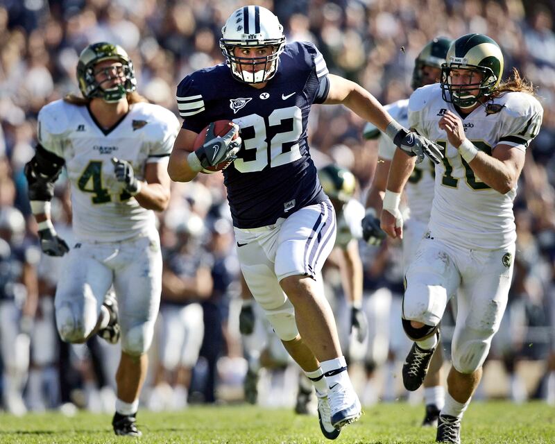 Former BYU great Dennis Pitta recently completed the coursework for his degree, 20 years after first enrolling.