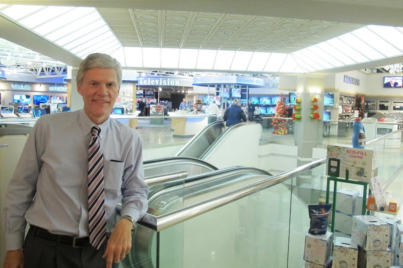 Scott Hymas, CEO of R.C. Willey, poses at the headquarters store in Salt Lake City. RC Willey announced Thursday that it will open a new store at the University Mall in Orem.