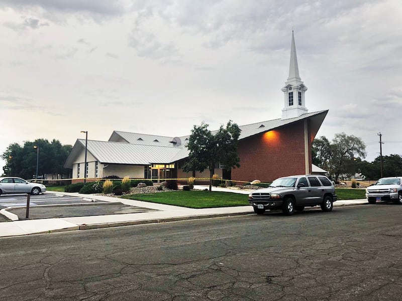 Chapel of The Church of Jesus Christ of Latter-day Saints in Fallon, Nevada where a fatal shooting occurred on Sunday, July 22, 2018.