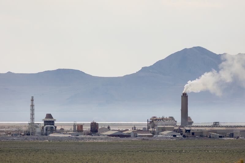 The US Magnesium Rowley Plant in Tooele County is pictured on June 18, 2021.