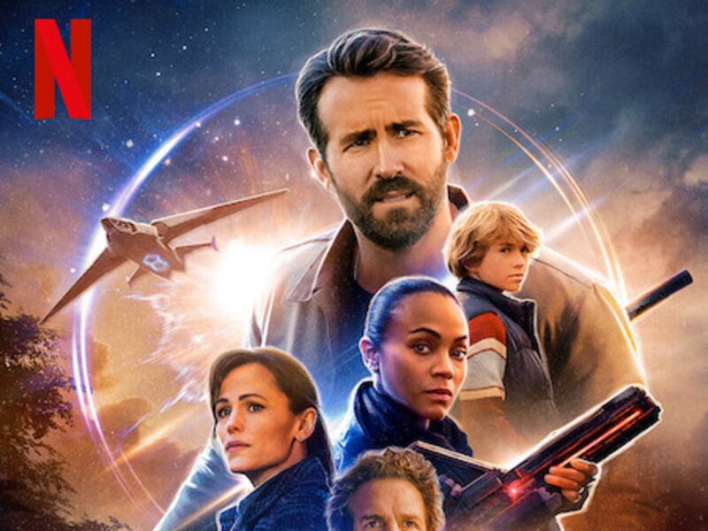 A poster of “The Adam Project.”