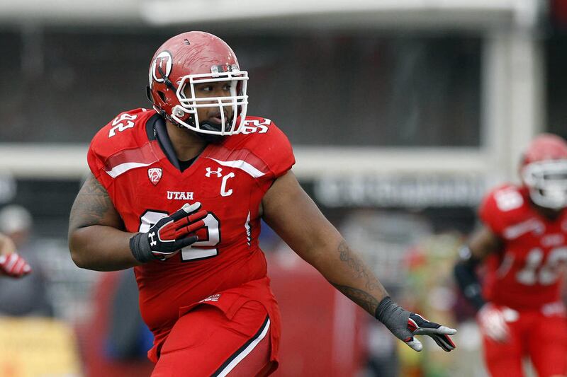 Rice-Eccles Stadium, Salt Lake City, Utah. Utah loses 35-14. Utah defensive lineman Star Lotulelei