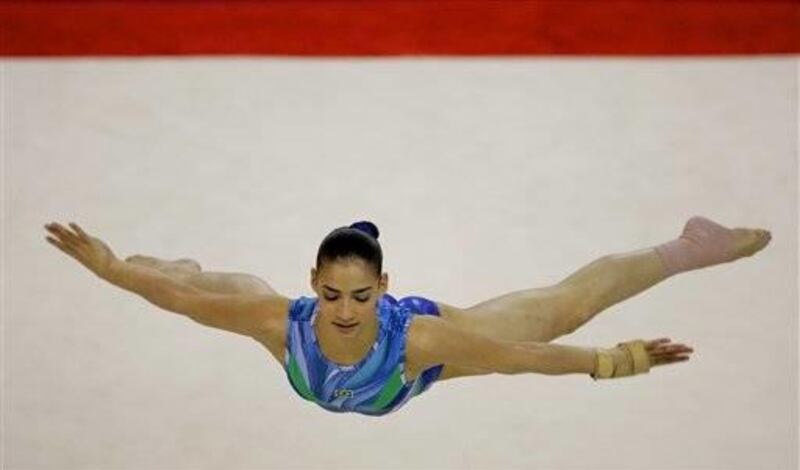 Brazil's Lais Souza is a former Summer Olympian who was attempting to compete in the Winter Games.