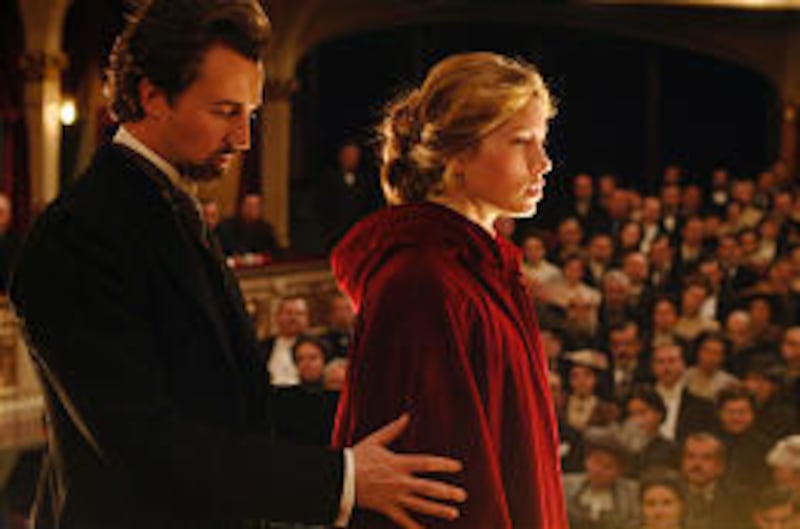 Edward Norton and Jessica Biel star in "The Illusionist." The film features some of the worst affected accents in recent memory.