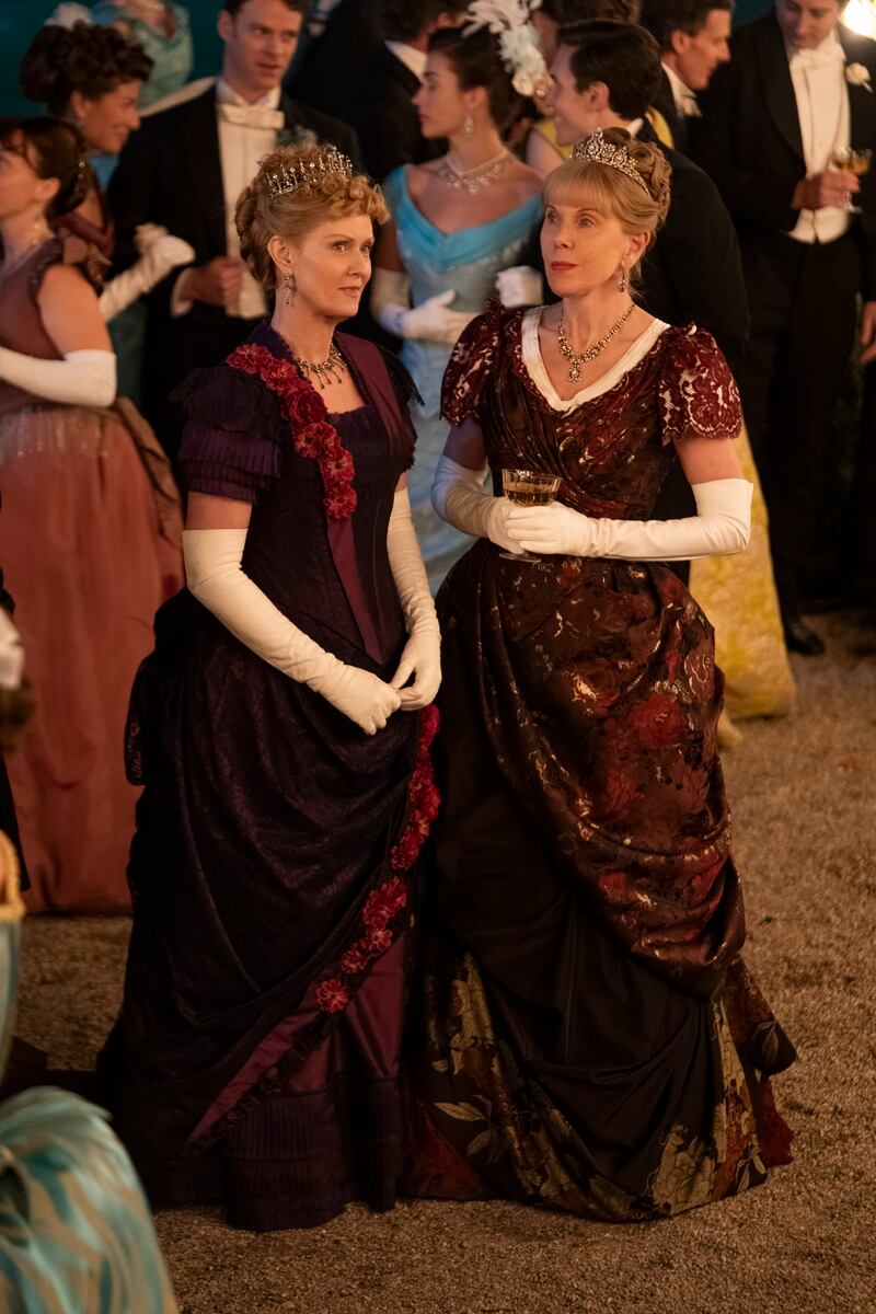Cynthia Nixon and Christine Baranski in 'The Gilded Age' Season 3.