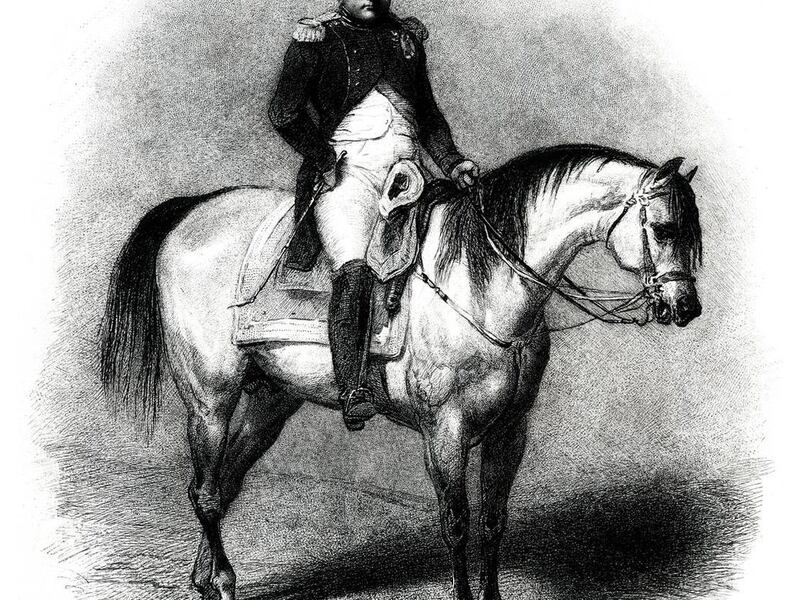 Napoleon, vintage engraved illustration, "Les FranÇais" by L. Curmer in 1842 France.