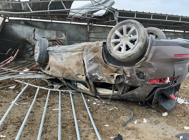 Two children were killed in Eagle Mountain when a speeding car crashed into a corral on Monday, May 2, 2022.