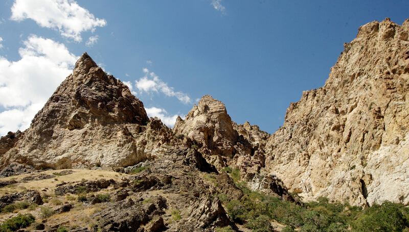 The mouth of Rock Canyon is pictured on Aug. 29, 2012.