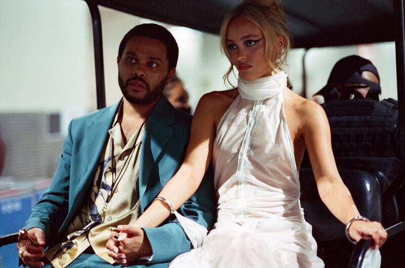 Abel “The Weeknd” Tesfaye and Lily-Rose Depp from Season 1, Episode 5 of “The Idol.”