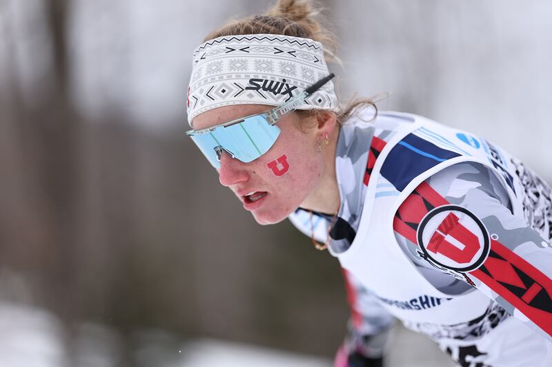 Utah’s Novie McCabe repeats as NCAA women’s 5K Nordic national champion Thursday, March 9, 2023.