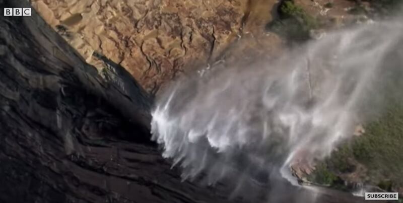BBC News published a video that shows off a “reverse waterfall” at the Royal National Park on the New South Wales south coast in Australia.