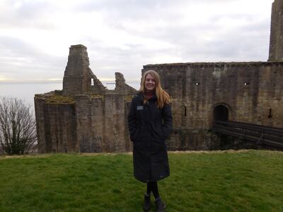 Suzy Thornock serving a mission for the Church of Jesus Christ of Latter-day Saints in Scotland, November 2017.