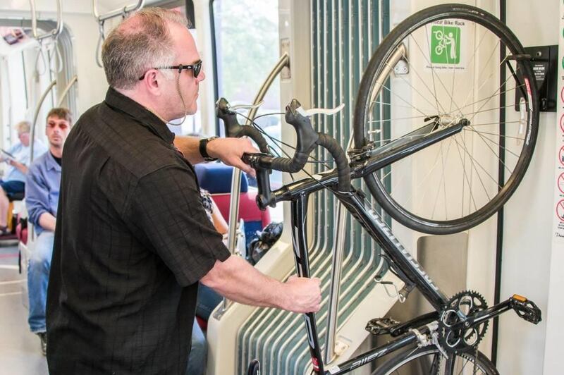 Utah Transit Authority is adding bike racks to TRAX trains.