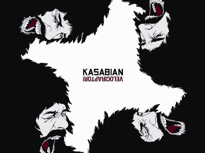 In this CD cover image released by Columbia Records, the latest release by Kasabian, "Velociraptor!," is shown.