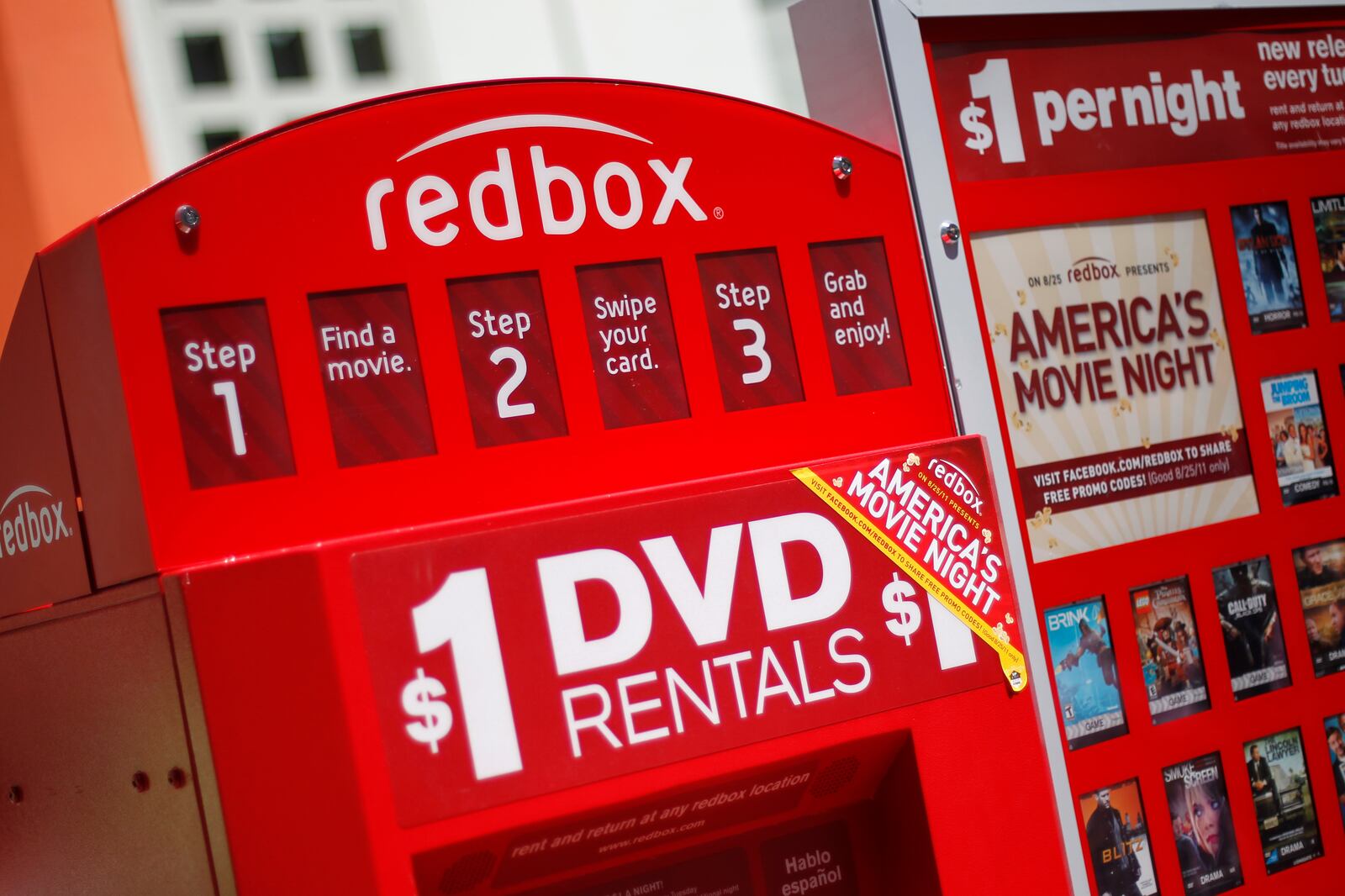 Redbox files for bankruptcy, closes 24,000 kiosks – Deseret News
