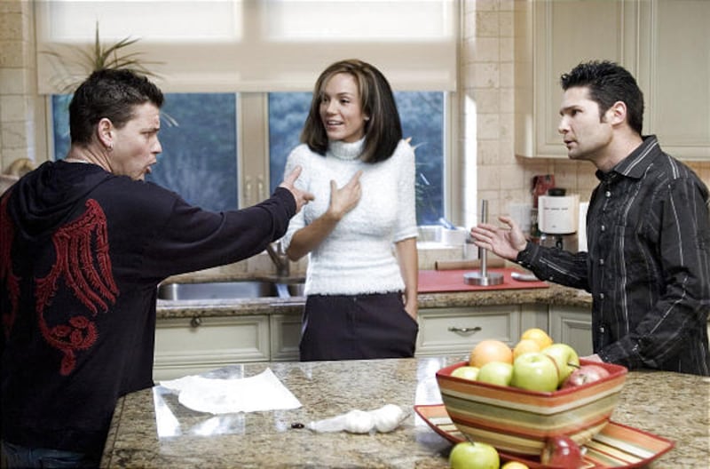 Corey Haim and Corey Feldman
Corey Haim, Susie Feldman and Corey Feldman on "Two Coreys."