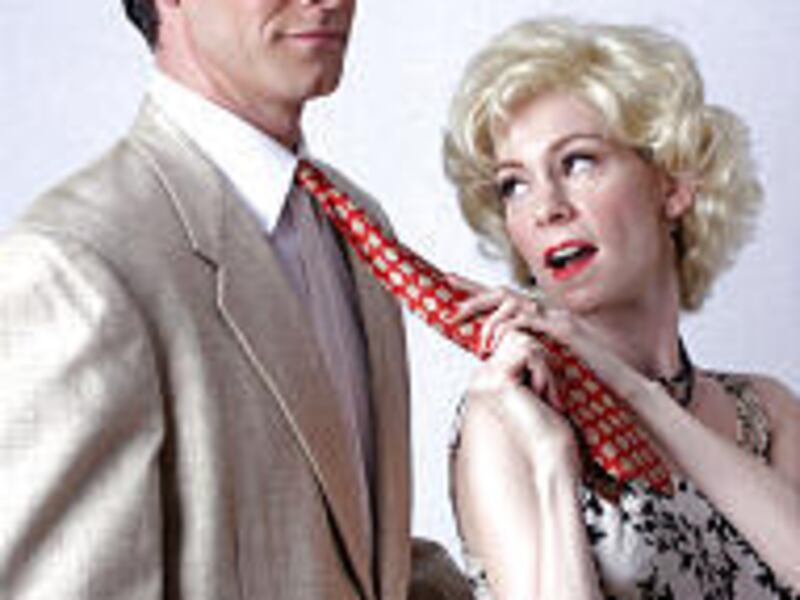 Matt Letscher and Carrie Preston star in clumsy "Straight-Jacket."