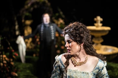 Amy Shreeve Keeler as Marguerite in the Monday/Wednesday/Friday cast of Hale Centre Theatre's "The Scarlet Pimpernel."