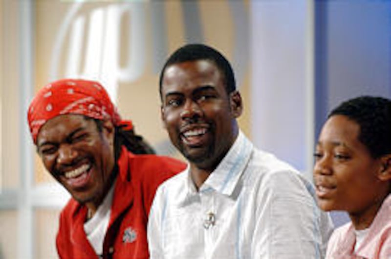 Ali LeRoi, Chris Rock and Tyler James Williams
