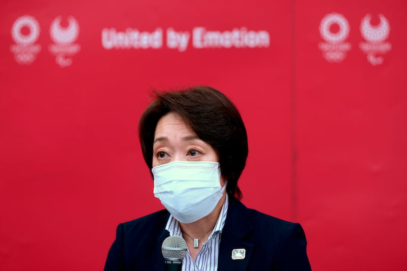 Tokyo 2020 president Seiko Hashimoto speaks in Tokyo.