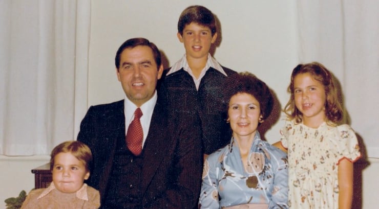 Elder Jeffrey R. Holland and Sister Patricia Holland their three children, Matthew, Mary and David.