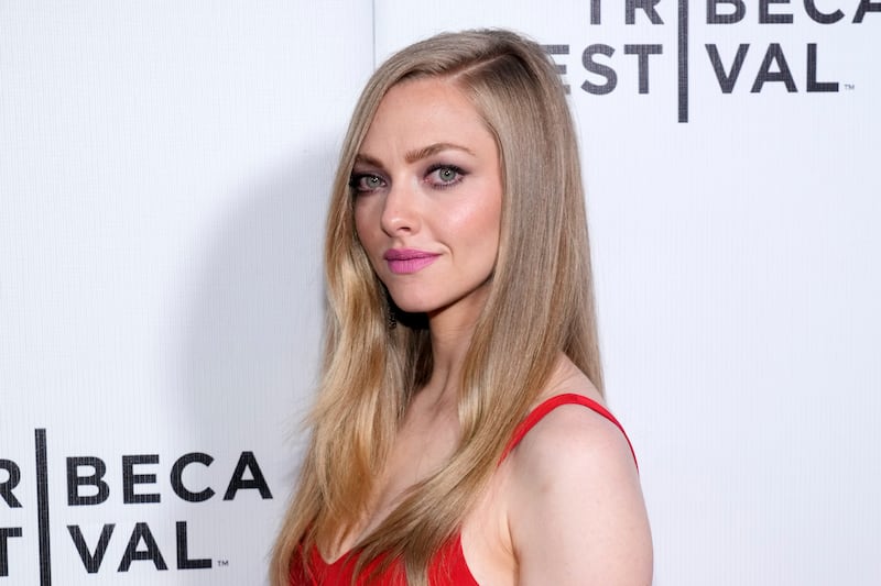 Amanda Seyfried attends the premiere of “88” at the Village East by Angelika theater during the 2022 Tribeca Festival.