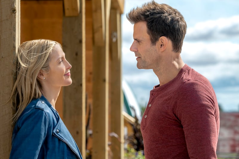 Kelly Rutherford and Cameron Mathison in ‘Love, of Course.’