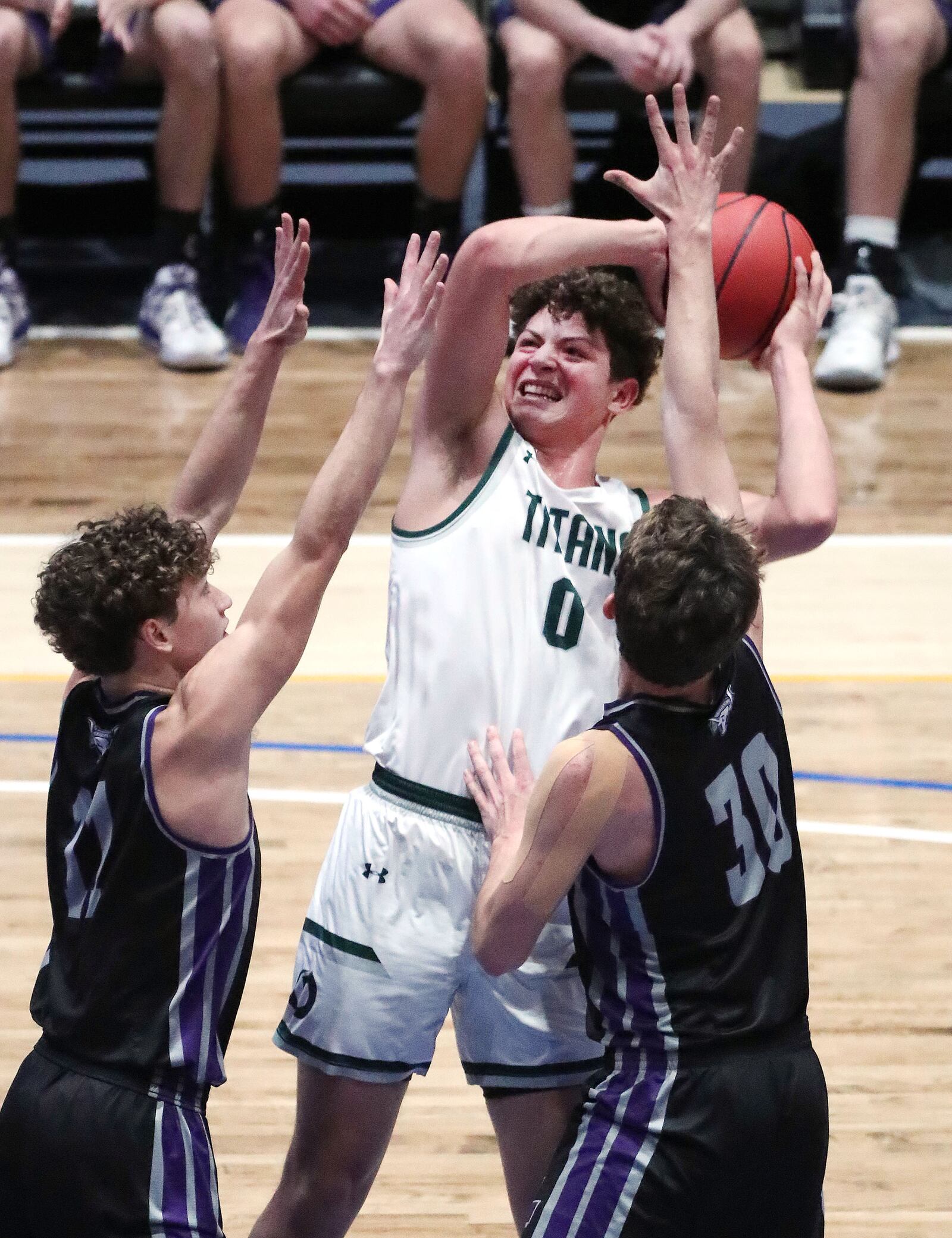 High school boys basketball Lehi beats Olympus in 5A semifinals