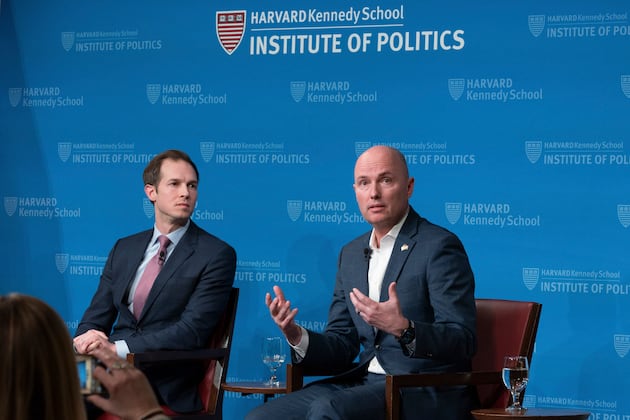 Utah governor at Harvard: 'Elections have consequences'