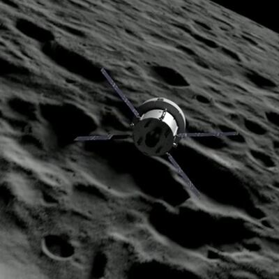 NASA animation shows the Orion capsule in space. It could take astronauts to the moon as early as 2024, if the timetable laid out by President Donald Trump holds up.