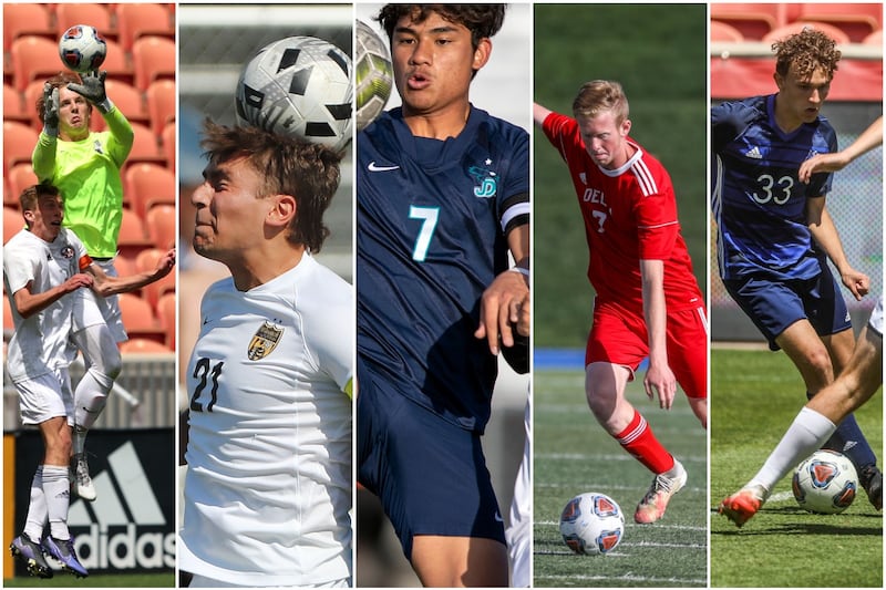 The Deseret News high school boys soccer Players of the Year for 2021 include Weber’s Stockton Short (6A), Wasatch’s Edgar Garcia (5A), Juan Diego’s Niihau Siaou Chin (4A), Delta’s Brayden Gonder (3A) and RSL Academy’s Shawn Curtis (2A).