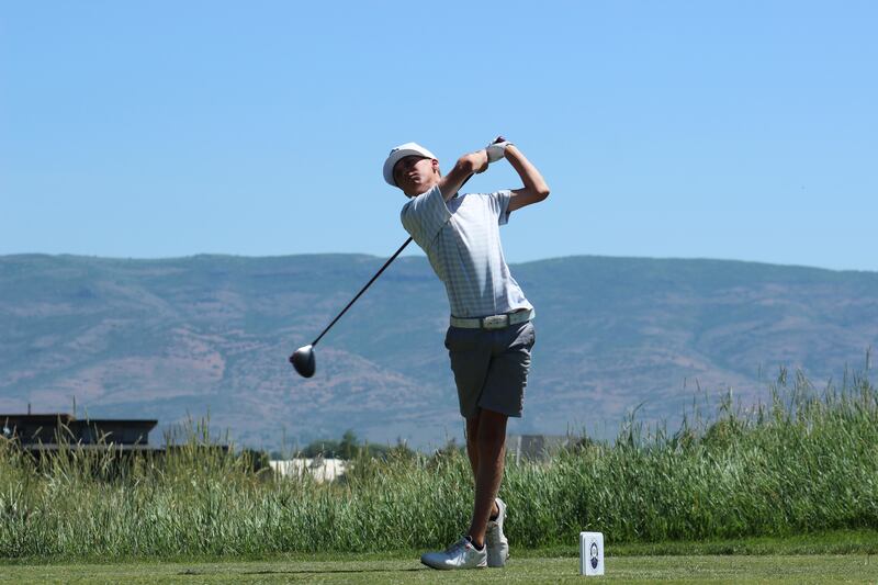 15-year old Cooper Jones won his first-ever Utah State Amateur match to move on to the round of 32.