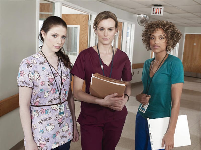 Michelle Trachtenberg, Taylor Schilling and Jaime Lee Kirchner star in the new medical drama "Mercy."